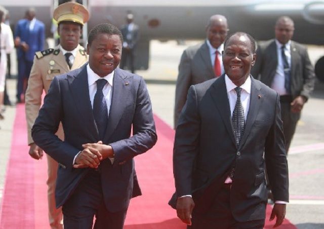 Côte d’Ivoire: réunion au sommet entre Alassane Ouattara, Umaro Sissoco Embaló et Faure Gnassingbé