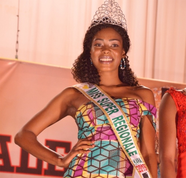 Miss Togo édition 2019 : Mlle YOMBO Aïda élue Miss Super régionale Kara