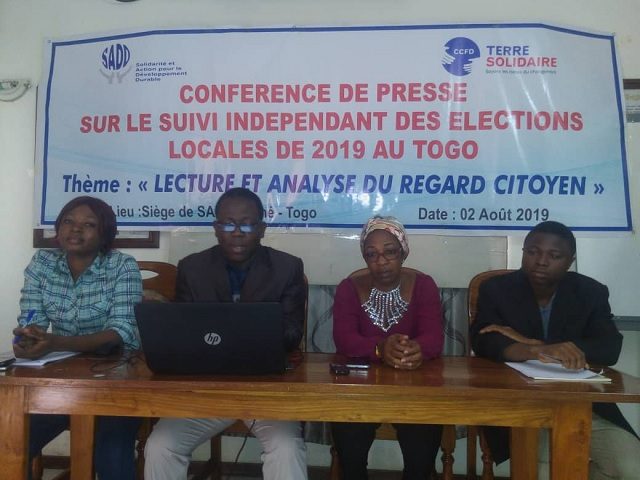 Rapport sur les élections locales : SADD déplore le manque de transparence et de sincérité