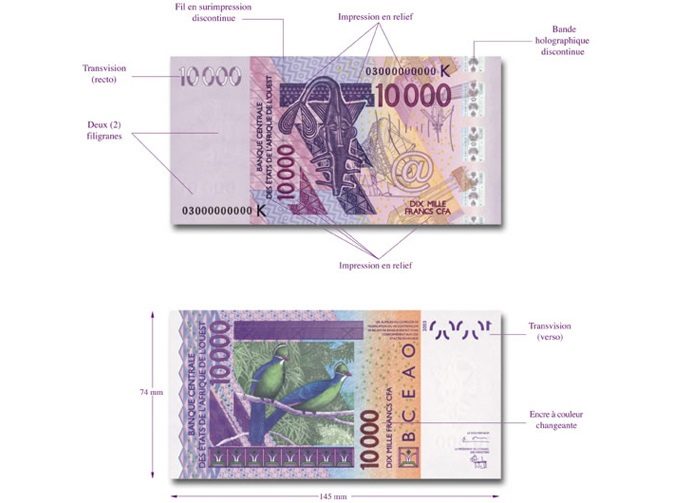 Alerte générale aux faux billets de CFA