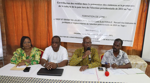 Les  journalistes  formés sur la couverture médiatique en période électorale