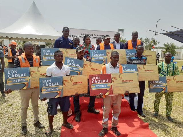 Récompense des meilleurs conducteurs de Scantogo : Une initiative du DG Eric Goulignac saluée