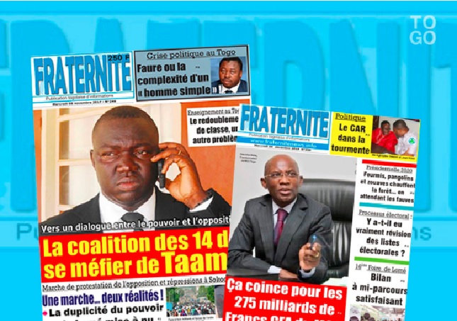 TOGO : La suspension d&rsquo;un journal met la liberté d&rsquo;expression à rude épreuve.