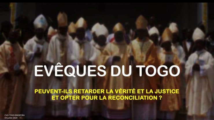 Togo/Manifestatiôs des 26,27,28  : Les évêques appellent à la conversion des auteurs des violences