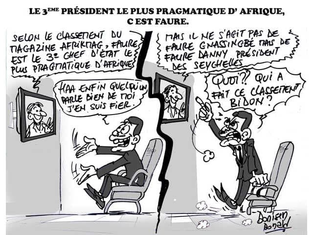 Faure, classé 3ème chef d’Etat le plus pragmatique d’Afrique : Non, pas Faure Gnassingbé, mais Faure DANNY des Seychelles !