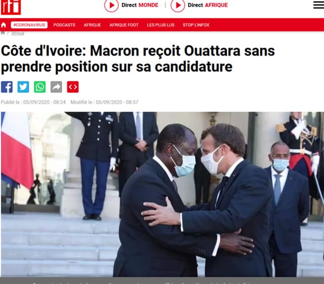 DÉJEUNER À L&rsquo;ÉLYSÉE : ALASSANE OUATTARA ECHOUE LAMENTABLEMENT DEVANT MACRON