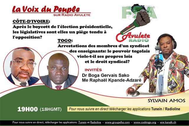 Fenêtre sur l&rsquo;Afrique du 23 Janvier sur Radio Avulete et Kanal K