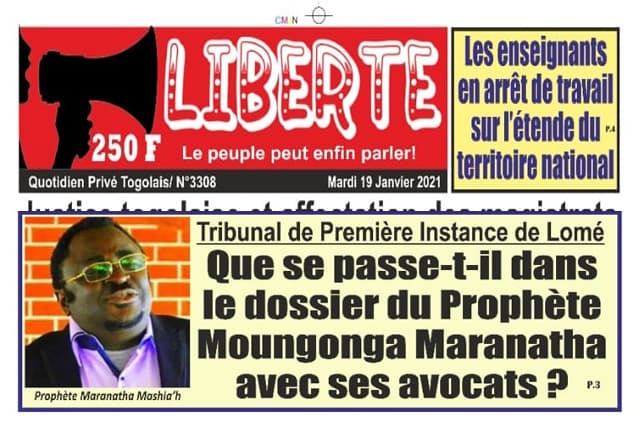 Tribunal de Première Instance de Lomé : Que se passe-t-il dans le dossier du Prophète Moungonga avec ses avocats ?