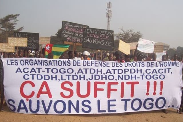Togo: 22 organisations de défense des droits humains vont saisir l’ONU