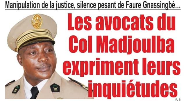 Manipulation de la justice, silence pesant de Faure Gnassingbé… : Les avocats du Col Madjoulba expriment leurs inquiétudes