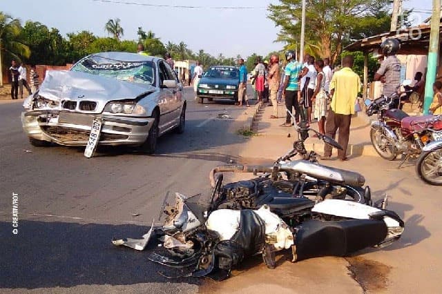 Togo/Football : décès de deux responsables de Anges FC dans un accident de circulation