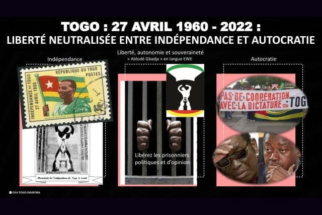 Togo-Libération du Togo / 27 AVRIL 1960 – 2022 : De la décolonisation à l’Autocratie