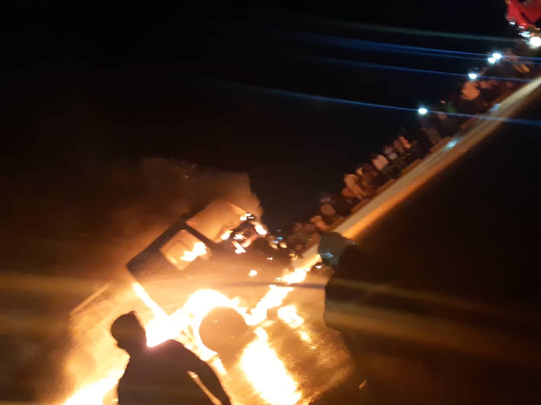 Togo/Dernières minutes : incendie sous l’échangeur d’Agoè