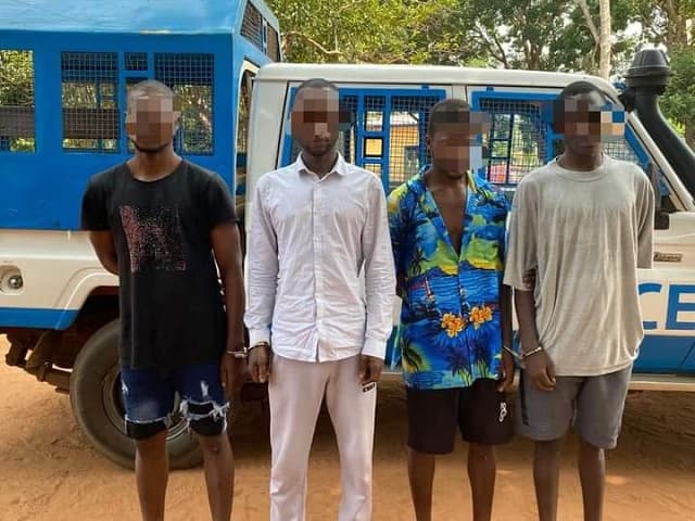 Togo : des voleurs sur camion en transit interpellés par la Police