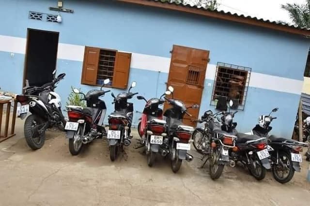 Togo: La police nationale démantèle un réseau de voleurs de motos et de tricycles