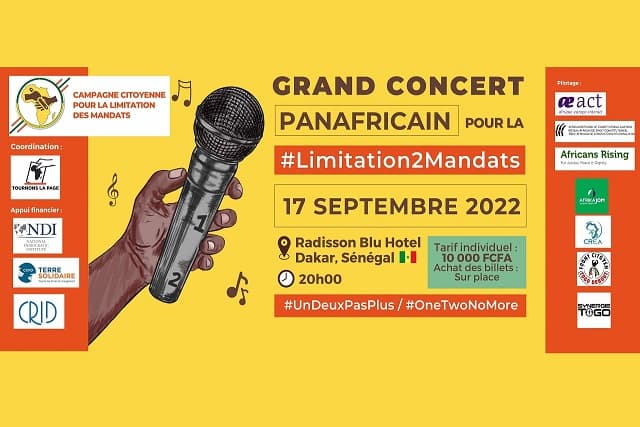 Concert panafricain pour la limitation des mandats : les organisateurs interpellent les autorités sénégalaises