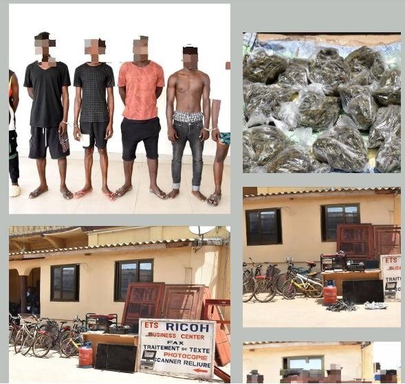 Togo : un grand réseaux criminel démantelé par la Police nationale