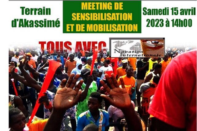 Togo : La société civile tient enfin son meeting ce 15 avril à Akassimé