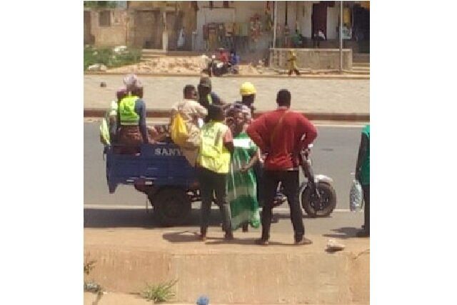 Togo : 4 balayeurs de rue ont frôlé la mort dans un accident de circulation