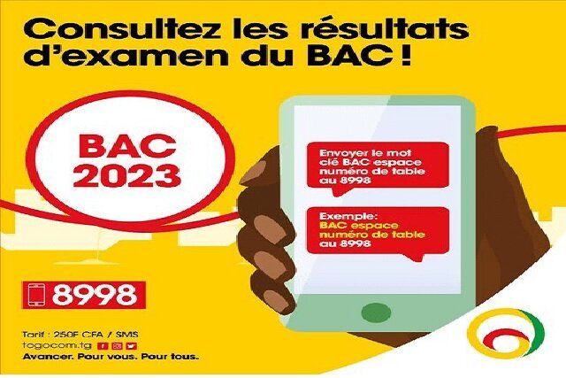 Togo/BAC II : voici comment consulter les résultats par SMS et sur internet dès ce samedi 22 juillet