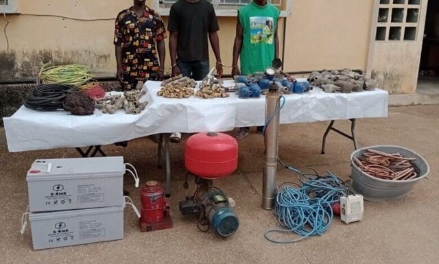 Togo/Vol et recel des compteurs Tde : 3 individus arrêtés par la police nationale