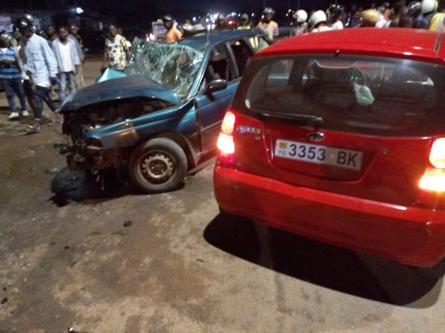 Togo/Nationale N°5 : Accident mortel à Atigangomé (Adjidogomé)