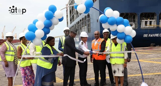 Togo : Le Navire de nouvelle génération Kota Tema fait sa première escale au Port de Lomé