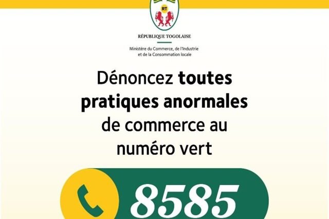 Togo : Lancement d’un numéro vert pour signaler les importations frauduleuses