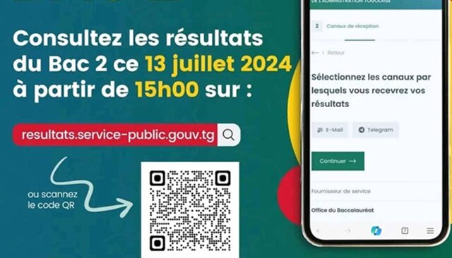 Togo : les résultats du BAC II déjà disponibles ; voici comment consulter