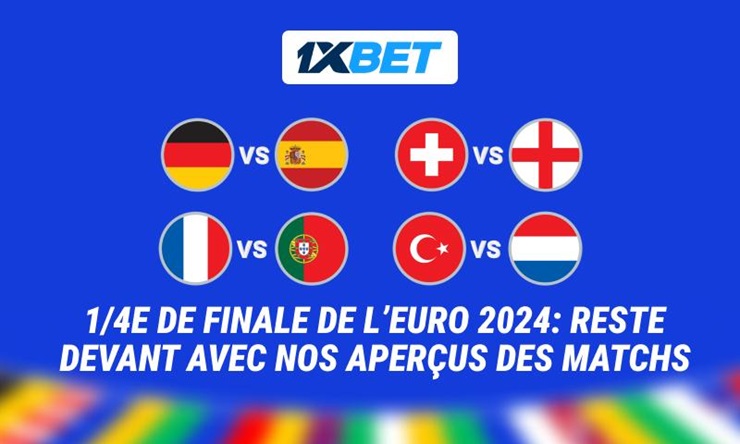 Choisissez vos favoris pour les grands quarts de finale de l&rsquo;Euro 2024 !