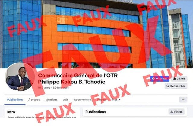 Togo/Des faux comptes Facebook au nom du Commissaire Général :l&rsquo;OTR met en garde