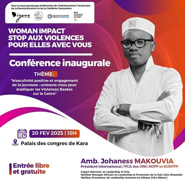 Engagement et Leadership : Amb. Johaness Makouvia en Mission pour l’Éradication des VBG