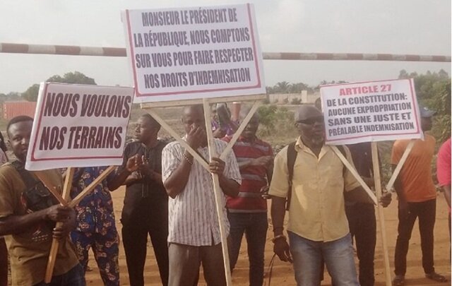 Togo/Djagblé: Les acquéreurs expropriés réclament leurs dus à travers un sit-in et une marche improvisée