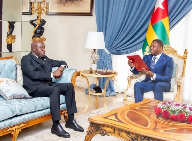 Togo : un message du Président João Manuel Gonçalves Lourenço à Faure Gnassingbé 