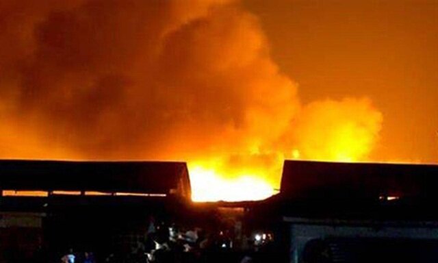 Togo/Incendie : le Grand Marché de Lomé frôle la catastrophe