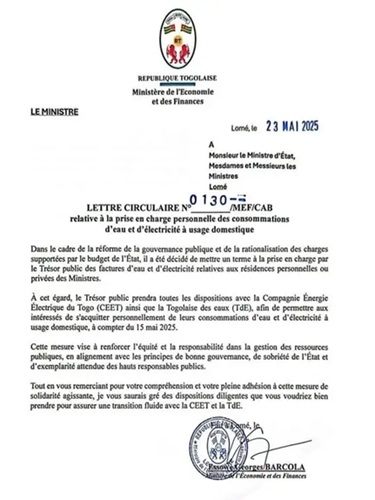 Attention, Togo, Manipulation toxique !