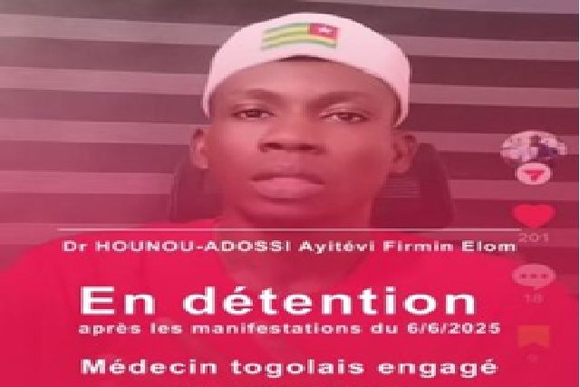 Manifestation du 06 juin: L’Ordre des Médecins s’inquiète de l’arrestation du Dr Hounou-Adossi