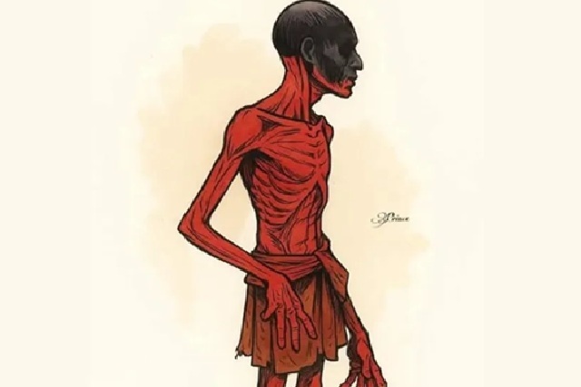 L’homme affamé des Évalas