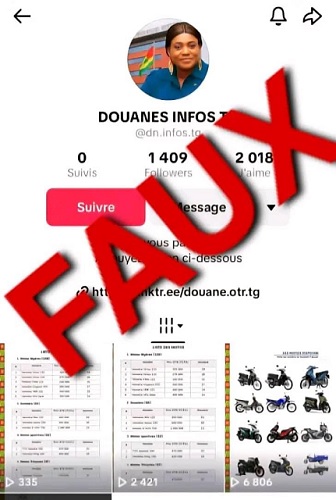 Fausse information sur TikTok : l’OTR met en garde contre une prétendue vente aux enchères